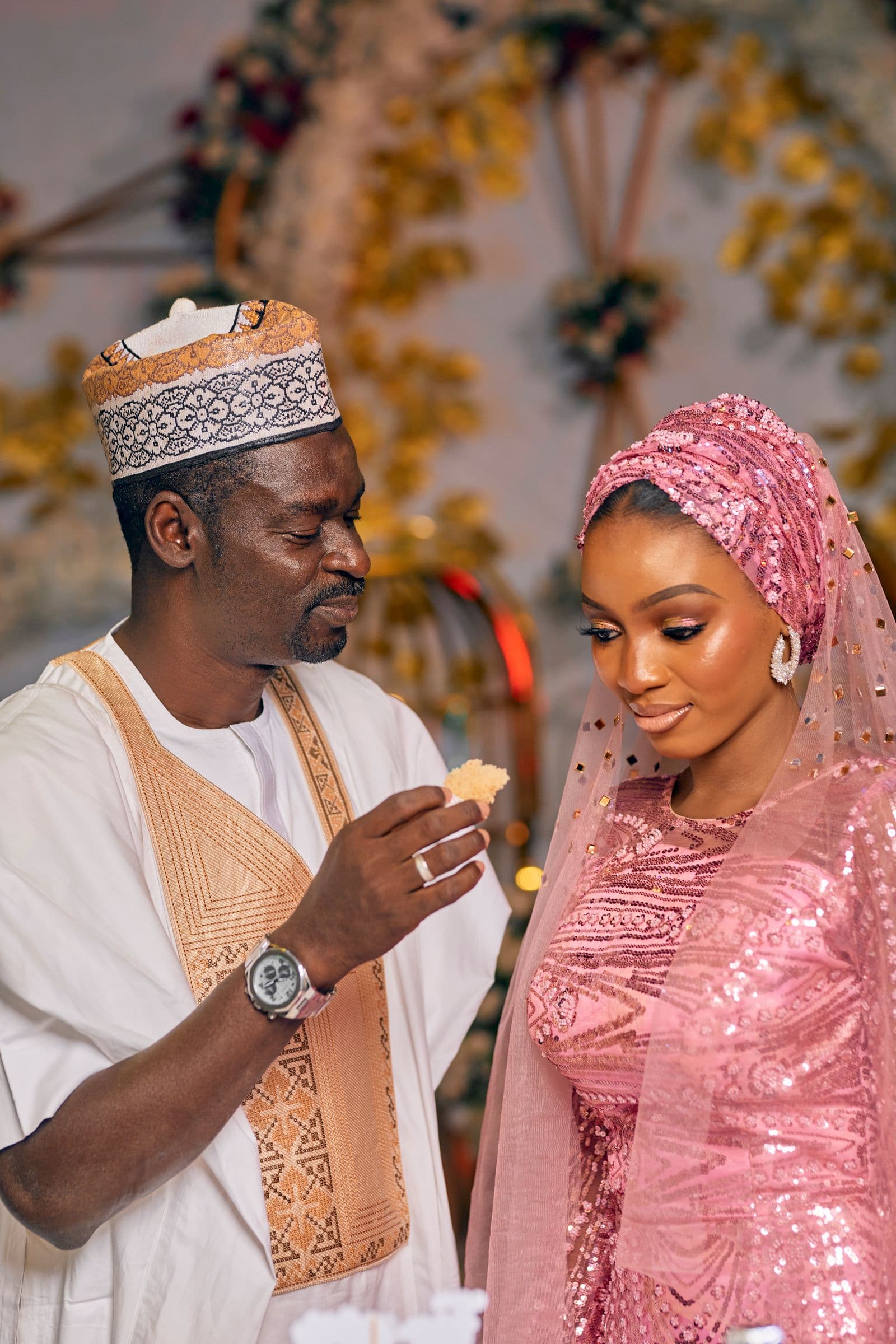 Traditional African wedding ceremony